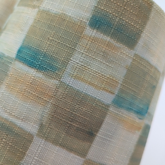 MACKENZIE-CHILDS 4" Parchment Check Ribbon Two (2) Yards RARE - Picture 2 of 4